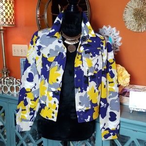 Peck & Peck Crop Jean Jacket